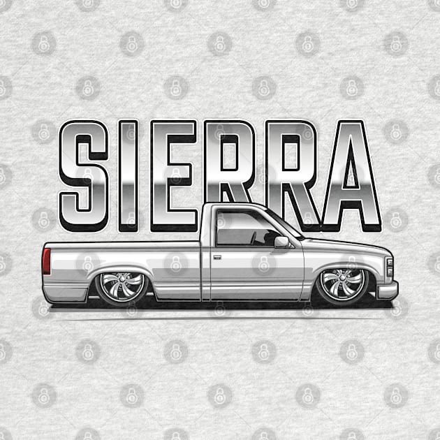 The Sierra Pickup Truck (Summit White) by Jiooji Project